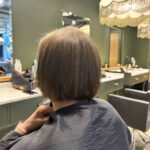 expert keratin smoothing treatment completed on a ladies hair in manchester hairdressers