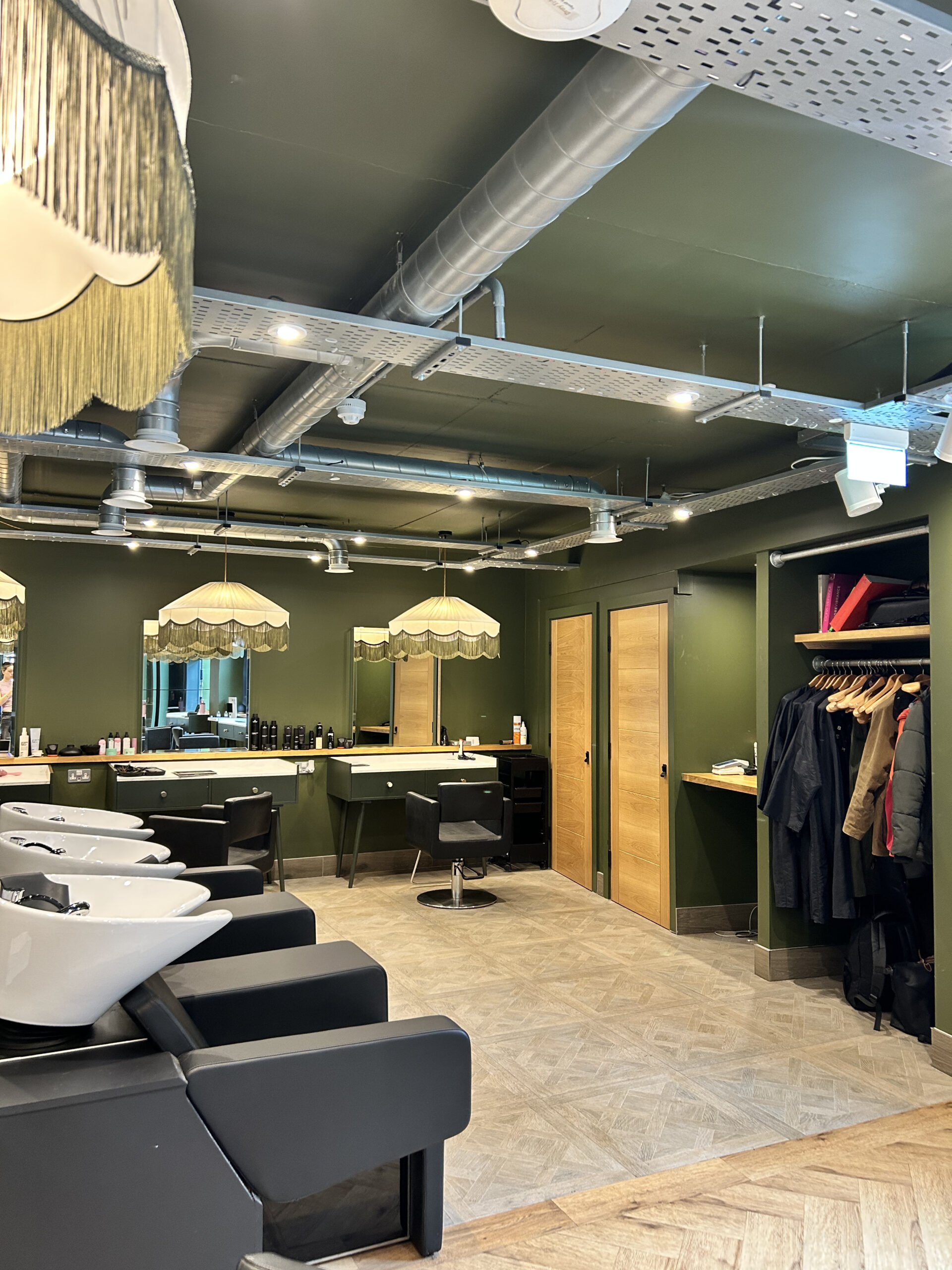 Inside David Rozman hair salon Manchester city centre