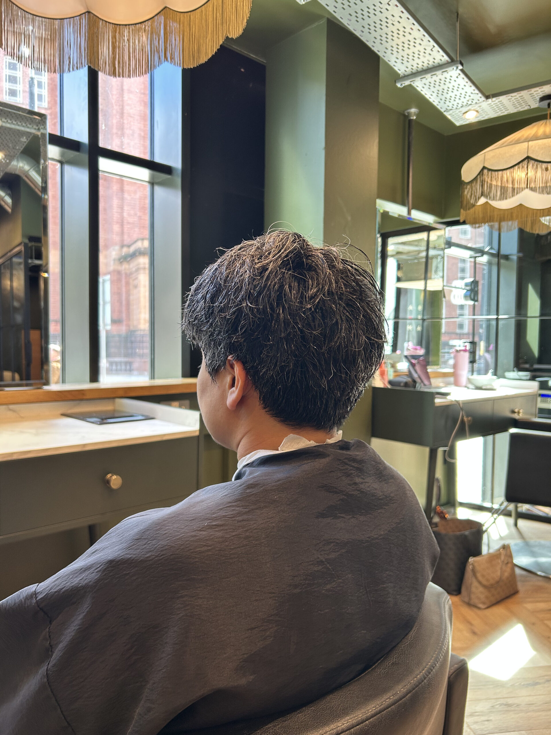 Natural-looking hair replacement result for men at David Rozman Manchester