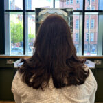 keratin treatment applied to a ladies hair in manchester uk