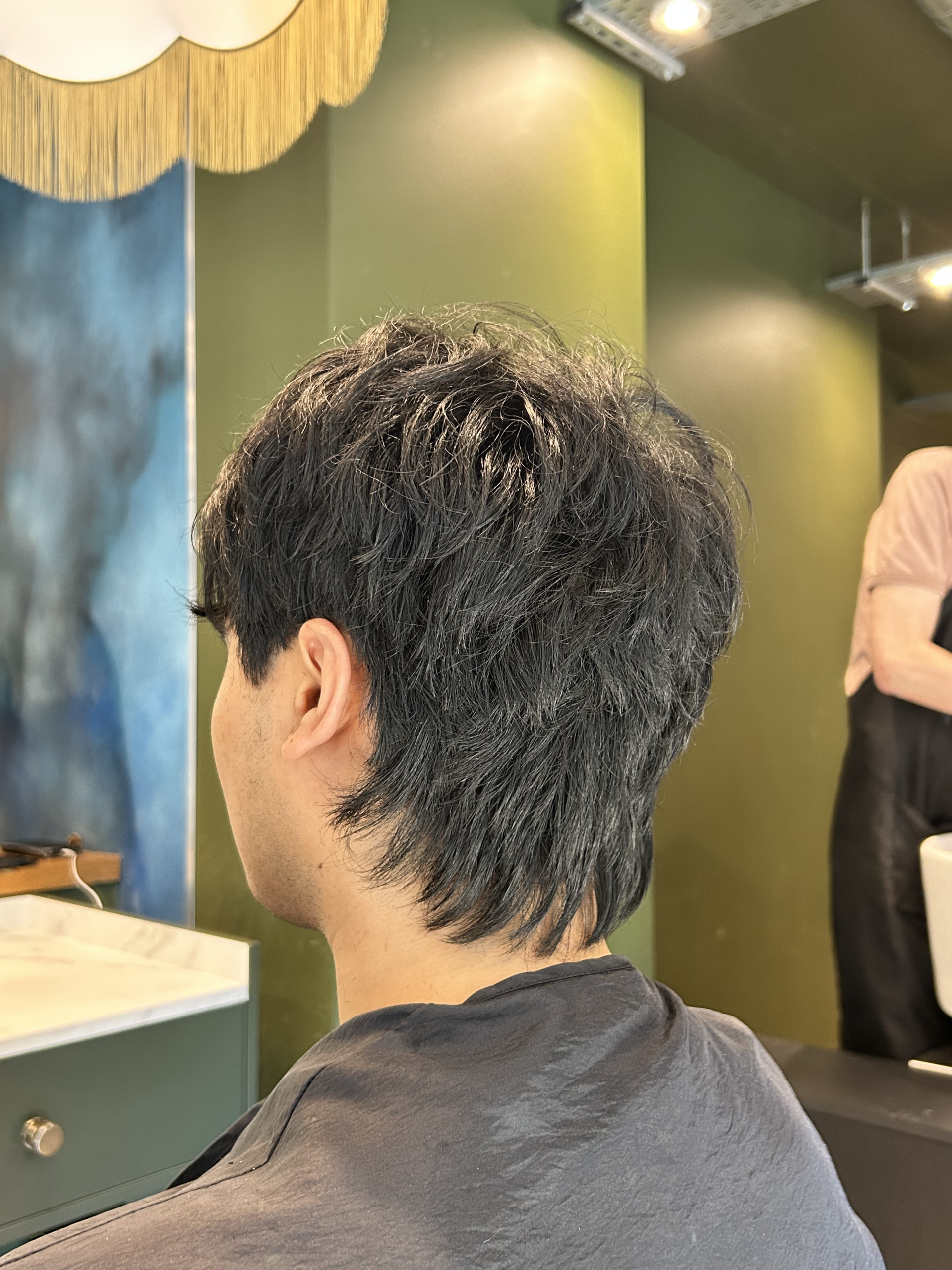 Men's hair styling at David Rozman salon Manchester